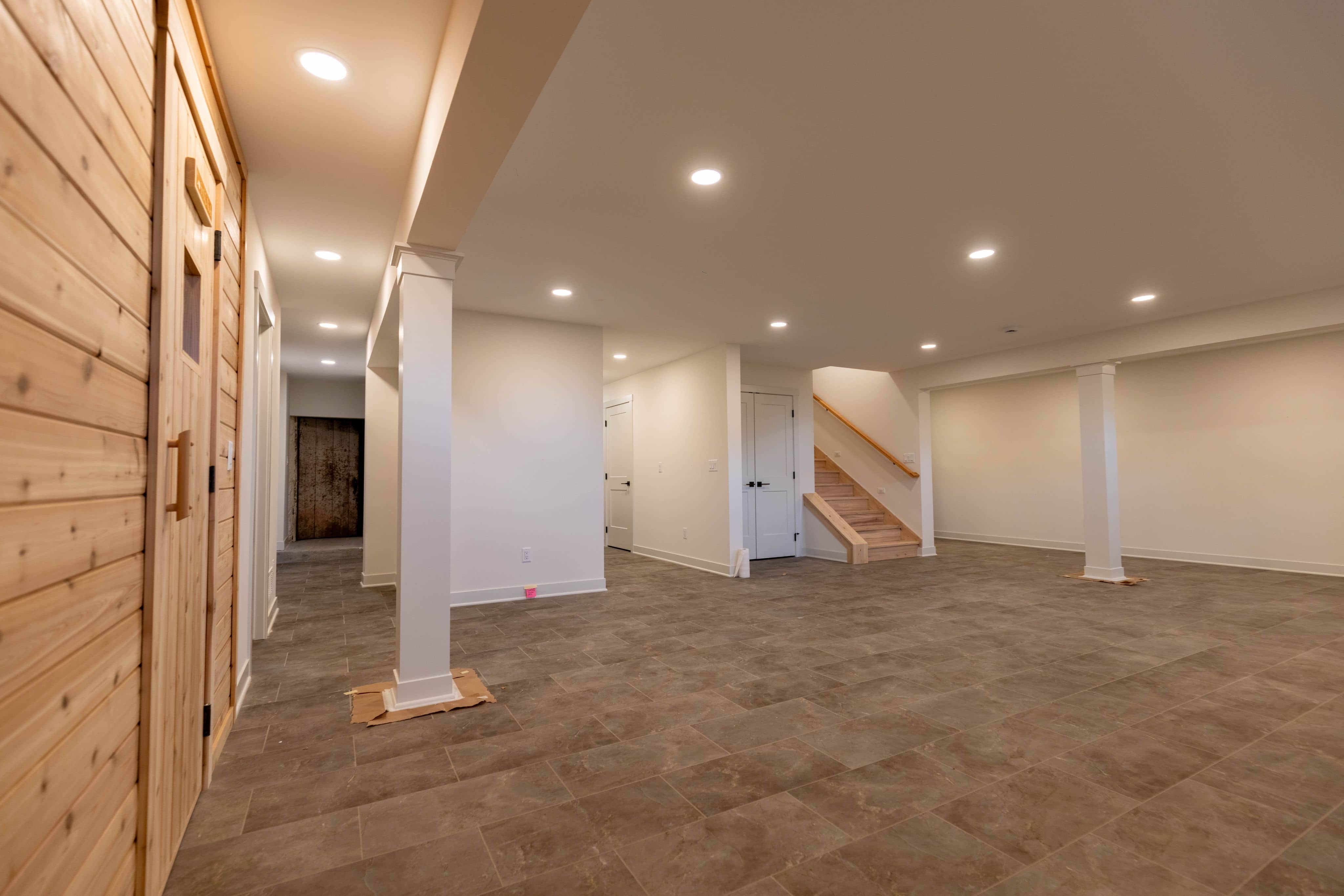 home interior with white paint